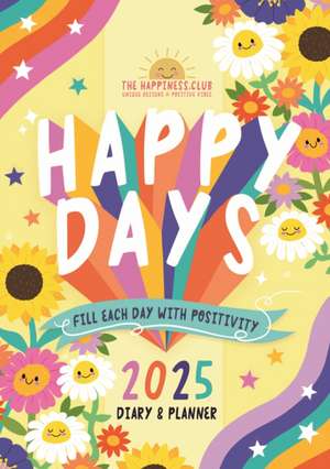 The Happiness Club A5 Diary 2025 de Carousel Calendars