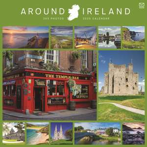 Around Ireland Square Wall Calendar 2025 de Carousel Calendars