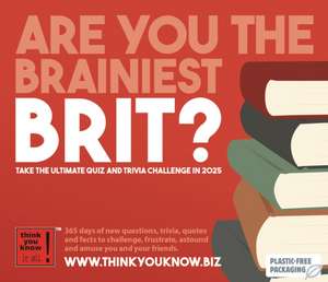 Are you the Brainiest Brit Box Calendar 2025 de Think You Know