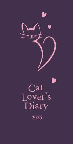 Cat Lover Deluxe Slim Diary 2025 de Carousel Calendars