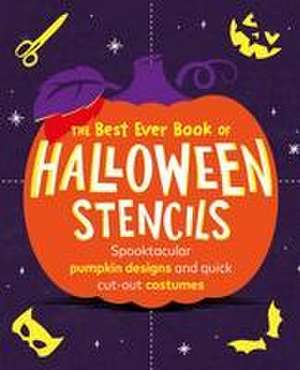 The Best Ever Book of Halloween Stencils de Pop Press