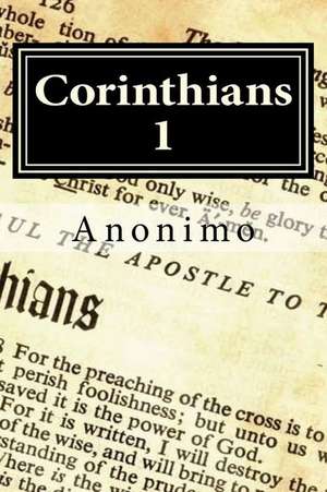 Corinthians 1 de Anonimo