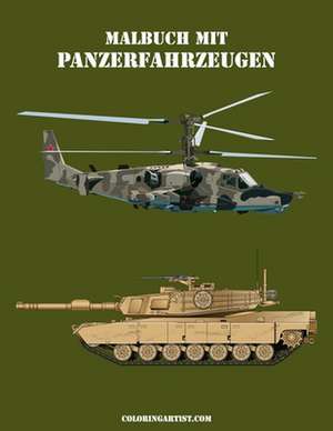 Malbuch Mit Panzerfahrzeugen 2 de Nick Snels