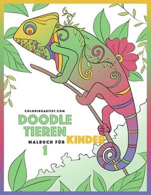 Doodle Tieren Malbuch Fur Kinder 1 de Nick Snels