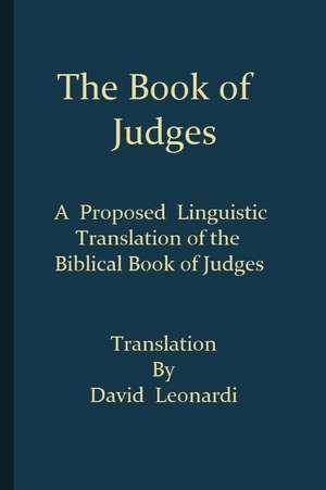 The Book of Judges de David J. Leonardi