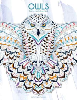 Owls Coloring Book for Grown-Ups 2 de Nick Snels