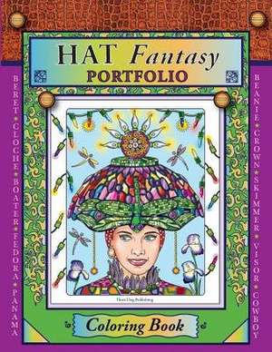 Hat Fantasy Portfolio Coloring Book de Nancy Marasa