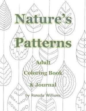 Nature's Patterns Adult Coloring Book