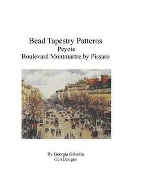 Bead Tapestry Patterns Peyote Boulevard Montmartre by Pissaro de Georgia Grisolia