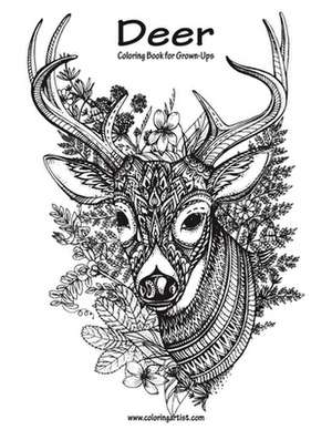 Deer Coloring Book for Grown-Ups 1 de Nick Snels