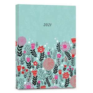 PETIT FOLK FLORAL IN MINT 2021 MONTHLY W de DINARA MIRTALIPOVA