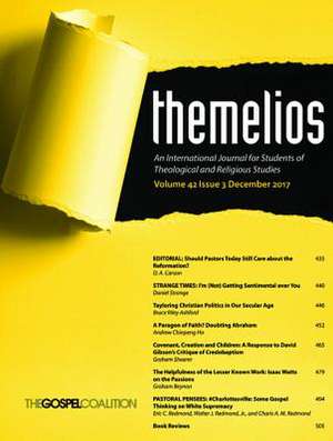 Themelios, Volume 42, Issue 3 de D. A. Carson