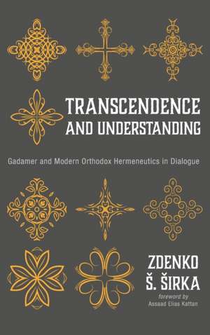 Transcendence and Understanding de Zdenko S. Sirka