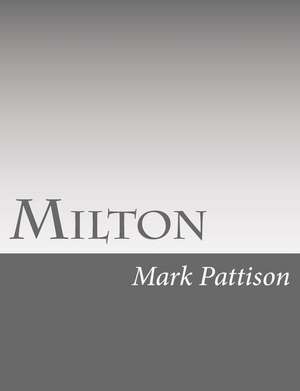 Milton de Mark Pattison