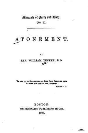 Atonement de Rev William Tucker