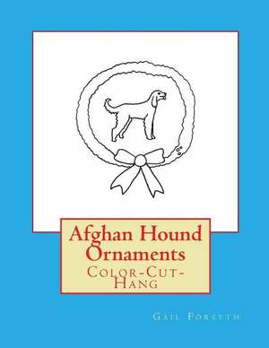 Afghan Hound Ornaments de Gail Forsyth