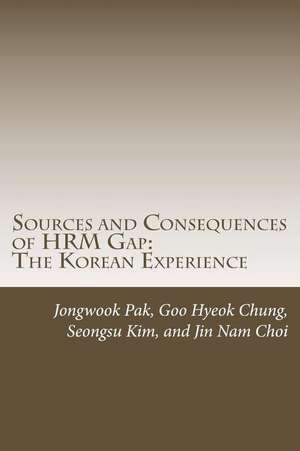 Sources and Consequences of Hrm Gap de Dr Jongwook Pak