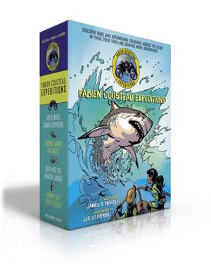 Fabien Cousteau Expeditions (Boxed Set): Great White Shark Adventure; Journey Under the Arctic; Deep Into the Amazon Jungle; Hawai'i Sea Turtle Rescue de Fabien Cousteau