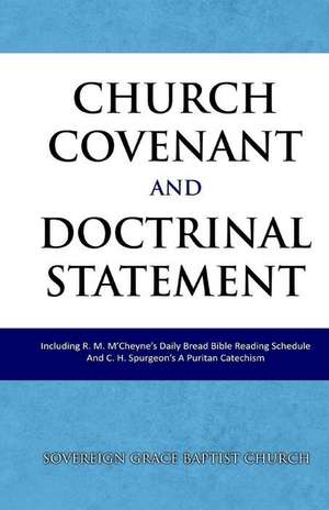 Church Covenant and Doctrinal Statement de Sovereign Grace Baptist Church