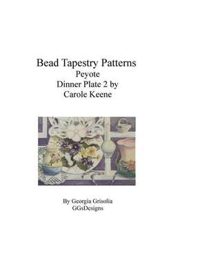 Bead Tapestry Patterns Peyote Dinner Plate 2 by Carole Keene de Georgia Grisolia