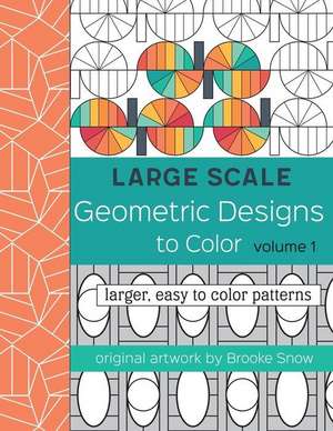 Large Scale Geometric Designs to Color de Brooke Snow