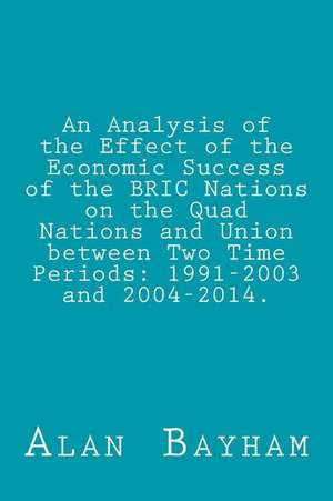 An Analysis of the Effect of the Economic Success of the Bric Nations de Alan Bayham