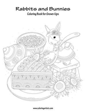 Rabbits and Bunnies Coloring Book for Grown-Ups 1 de Nick Snels