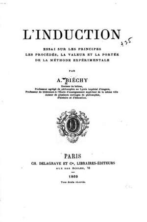 L'Induction, Essai Sur Les Principes, Les Procedes, La Valeur Et La Portee de La Methode de Amand Biechy