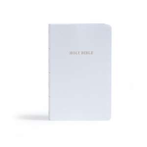 KJV Gift and Award Bible, White Imitation Leather de Holman Bible Publishers