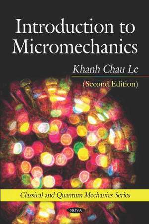 Introduction to Micromechanics de Khanh Chau Le