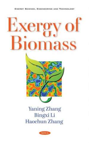 Exergy of Biomass de Yaning Zhang