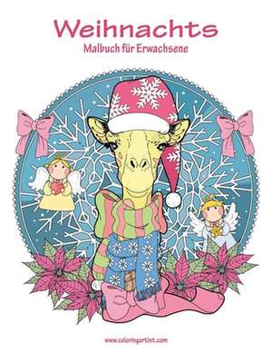 Weihnachts-Malbuch Fur Erwachsene 1 de Nick Snels