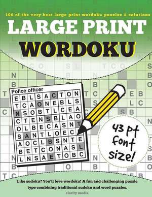 Large Print Wordoku de Clarity Media