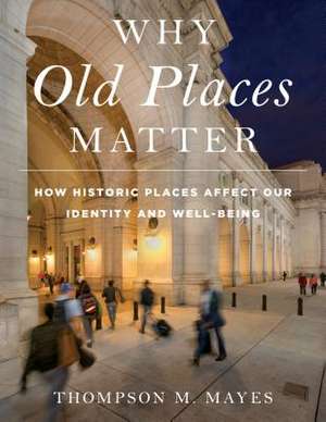 Why Old Places Matter de Thompson M.Vice President and Senior Counsel Mayes