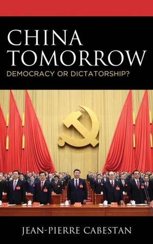 China Tomorrow de Jean-Pierre Cabestan