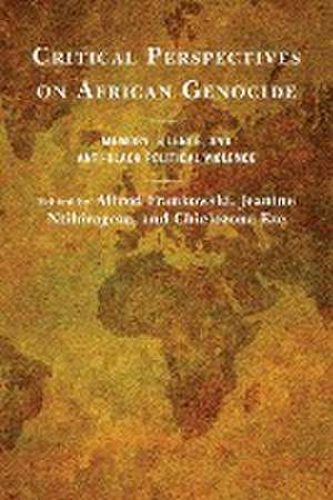 Critical Perspectives on African Genocide de Chielozona Eze