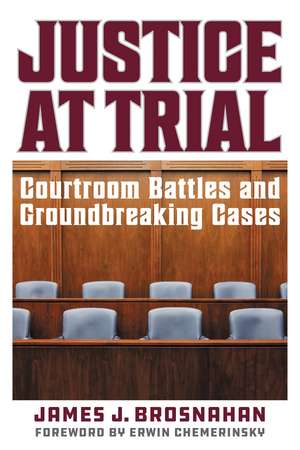 Justice at Trial: Courtroom Battles and Groundbreaking Cases de James J. Brosnahan
