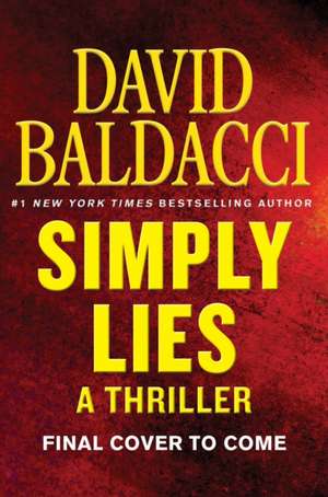 Simply Lies de David Baldacci