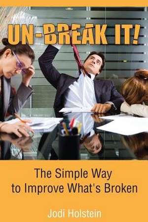 Unbreak It de Jodi L. Holstein