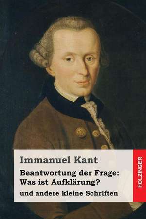 Beantwortung Der Frage de Immanuel Kant