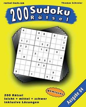 200 Gemischte Zahlen-Sudoku 04 de Thomas Schreier