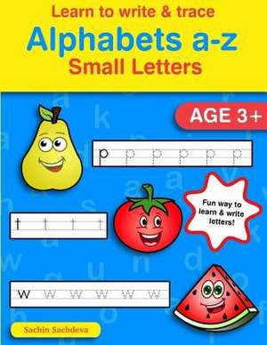 Learn to Write & Trace Alphabets A-Z de Sachin Sachdeva