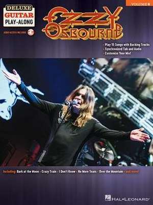 Ozzy Osbourne Deluxe Guitar Play-Along Volume 8 Book/Online Audio