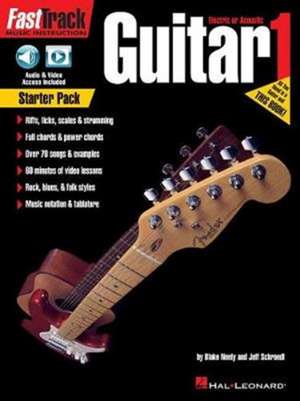 Fasttrack Guitar Method Starter Pack Book/Online Media de Jeff Schroedl