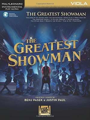 The Greatest Showman Instrumental Play-Along Series for Viola Book/Online Audio de Benj Pasek