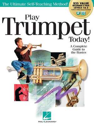 Play Trumpet Today! Beginner's Pack: Method Books 1 & 2 Plus Online Audio & Video de Charles Menghini