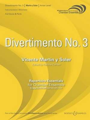 Divertimento No. 3 de Vicente Martin Y Soler