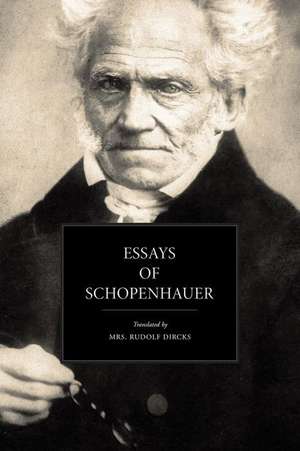 Essays of Schopenhauer de Arthur Schopenhauer