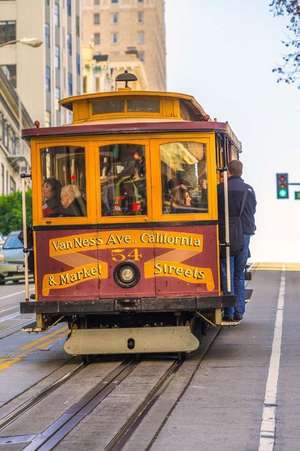 Cable Car in San Francisco California USA Journal de Cs Creations