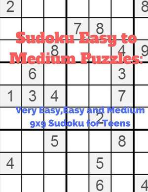 Sudoku Easy to Medium Puzzles de Karl Berry